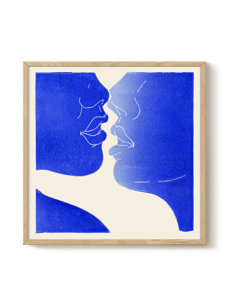 Maliv - Kiss – modern wall art print, Falcozi Studio