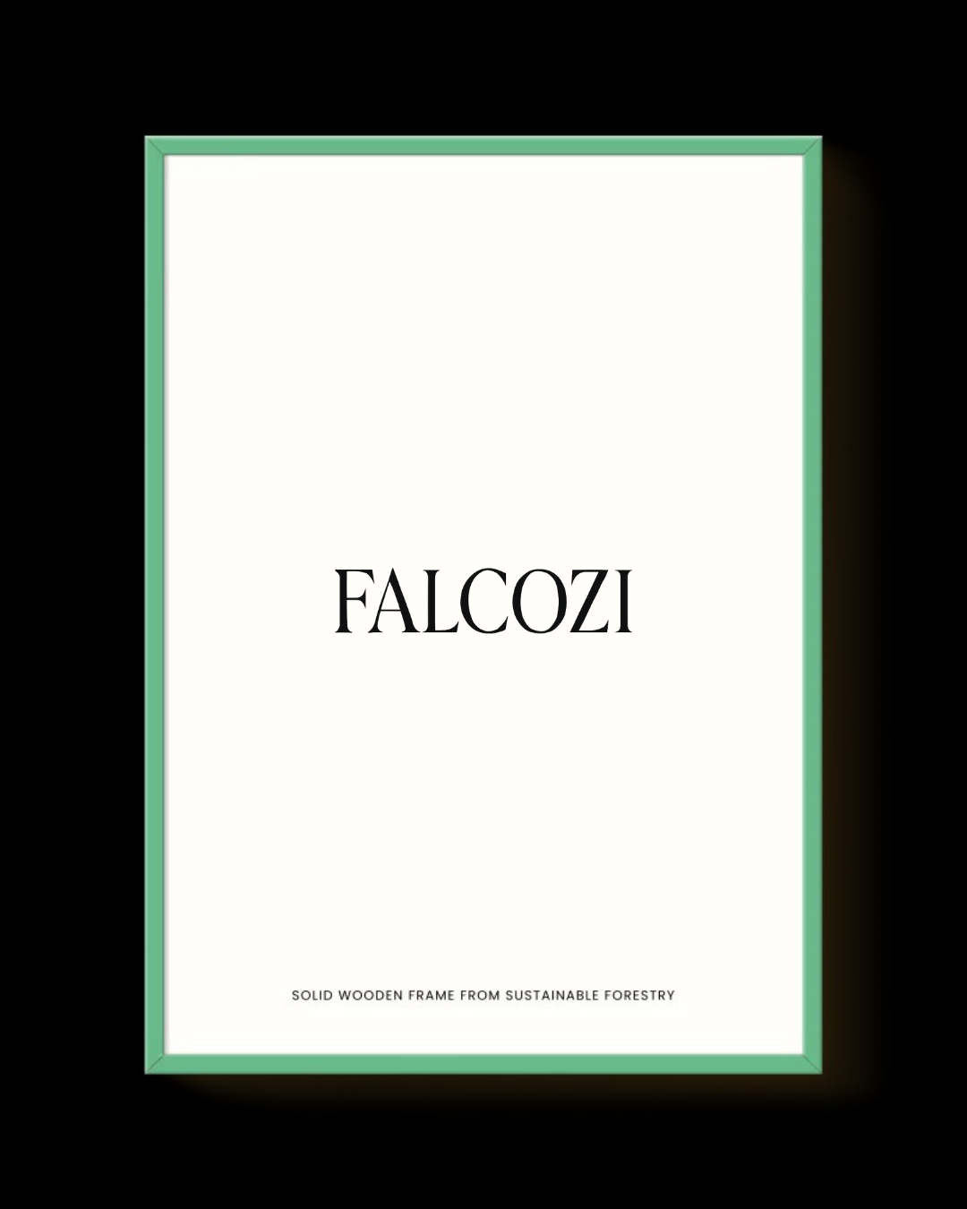 Light Green Wood Frame