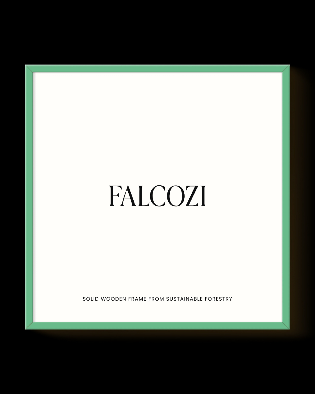 Light Green Wood Frame