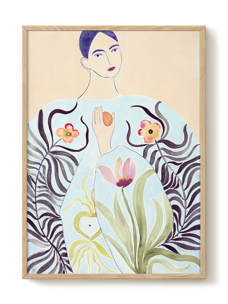 abstract portrait portrait Poster