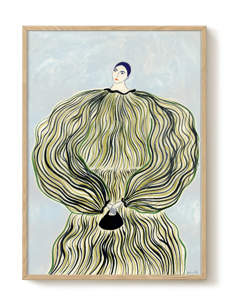 abstract portrait portrait Poster