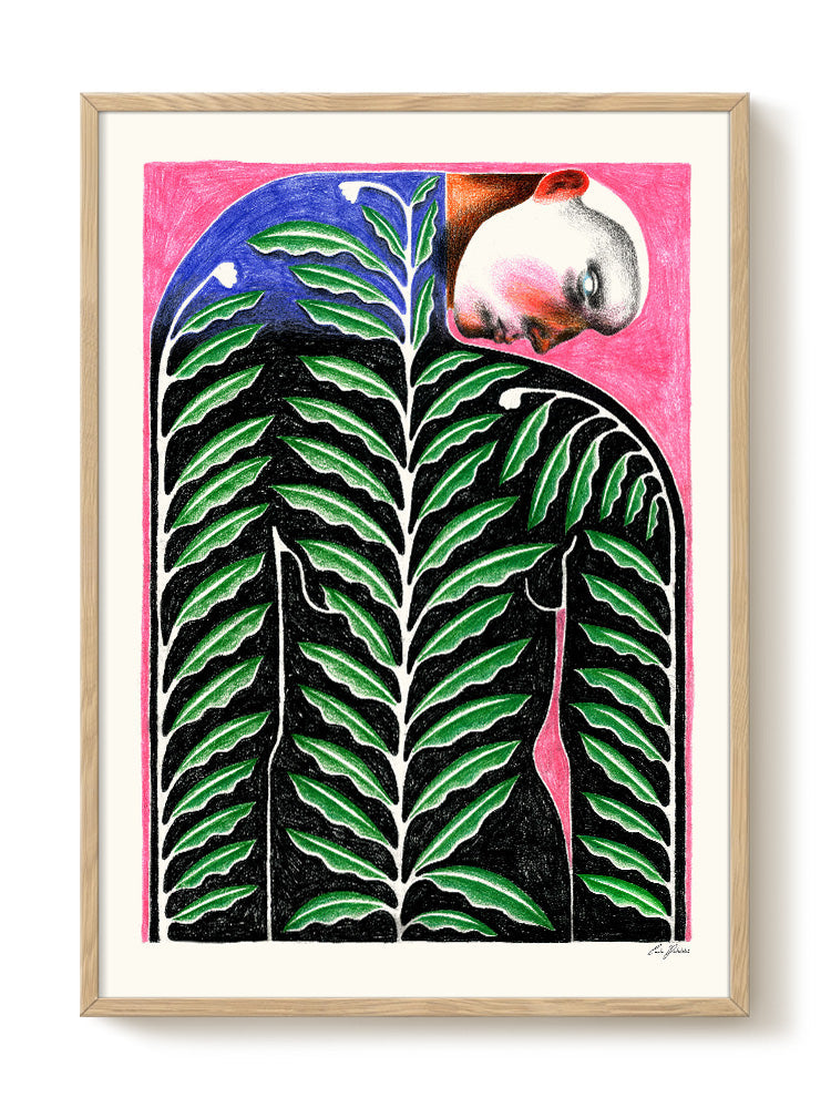 abstract portrait portrait Poster