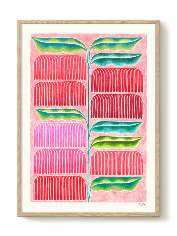 abstract portrait portrait Poster