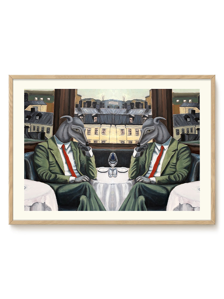 abstract animal landscape Poster