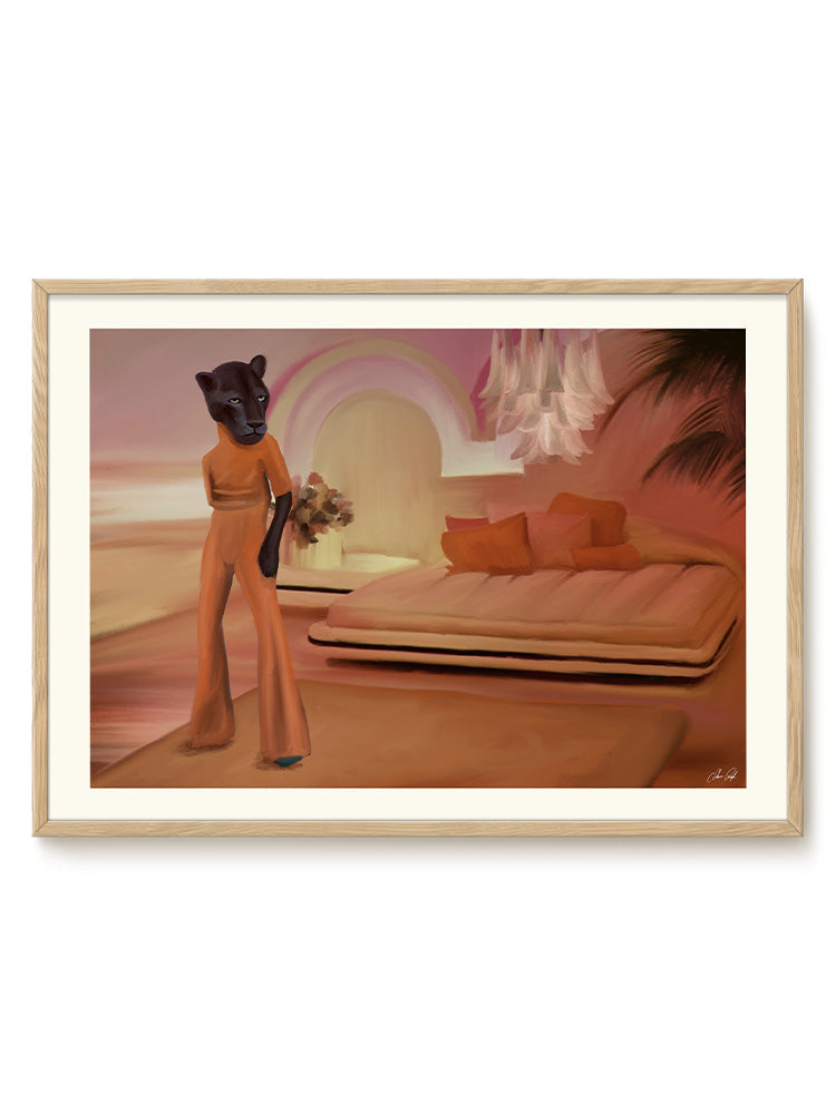 abstract animal landscape Poster