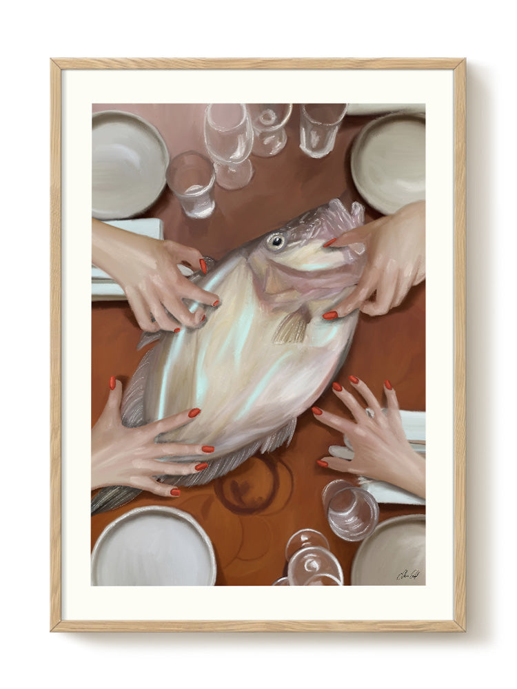 abstract animal portrait Poster