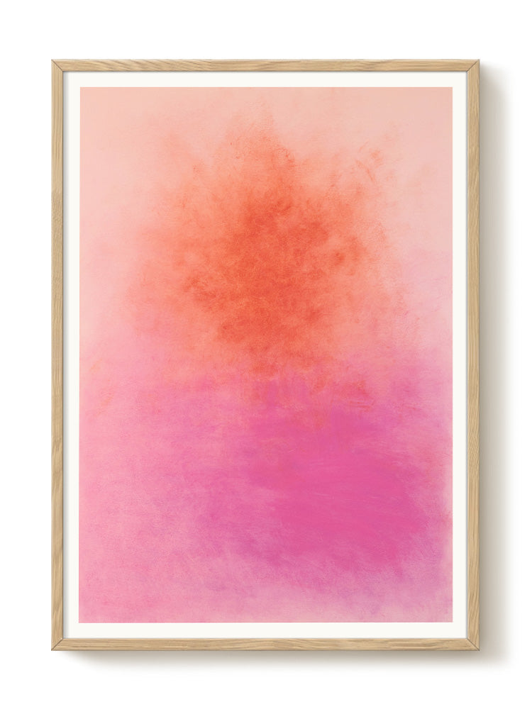 abstract portrait portrait pastel Poster