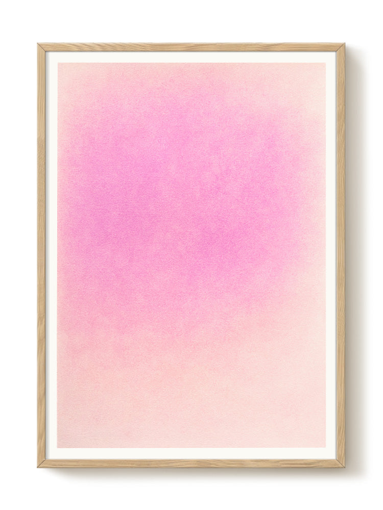 abstract portrait portrait pastel Poster