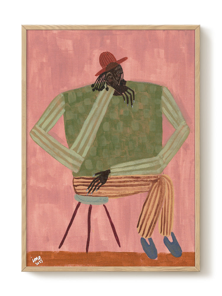 abstract portrait portrait Poster