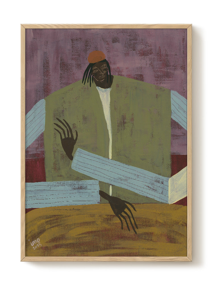 abstract portrait portrait Poster