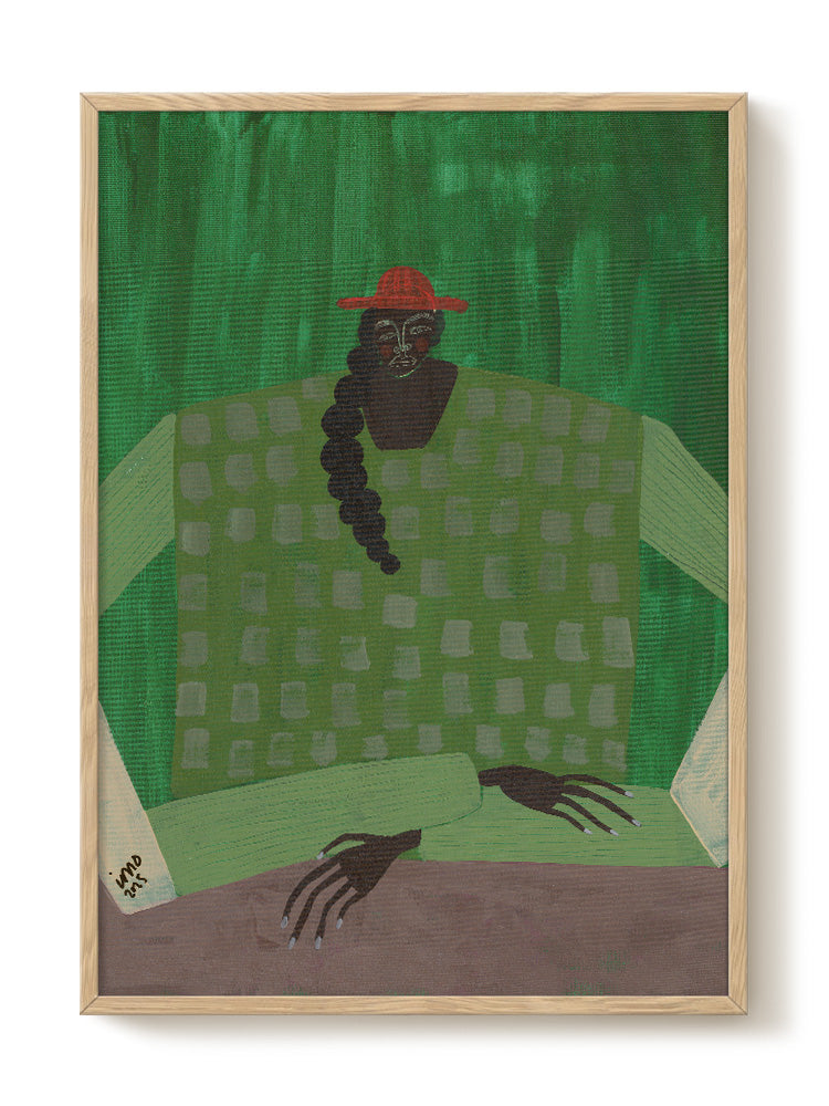 abstract portrait portrait Poster