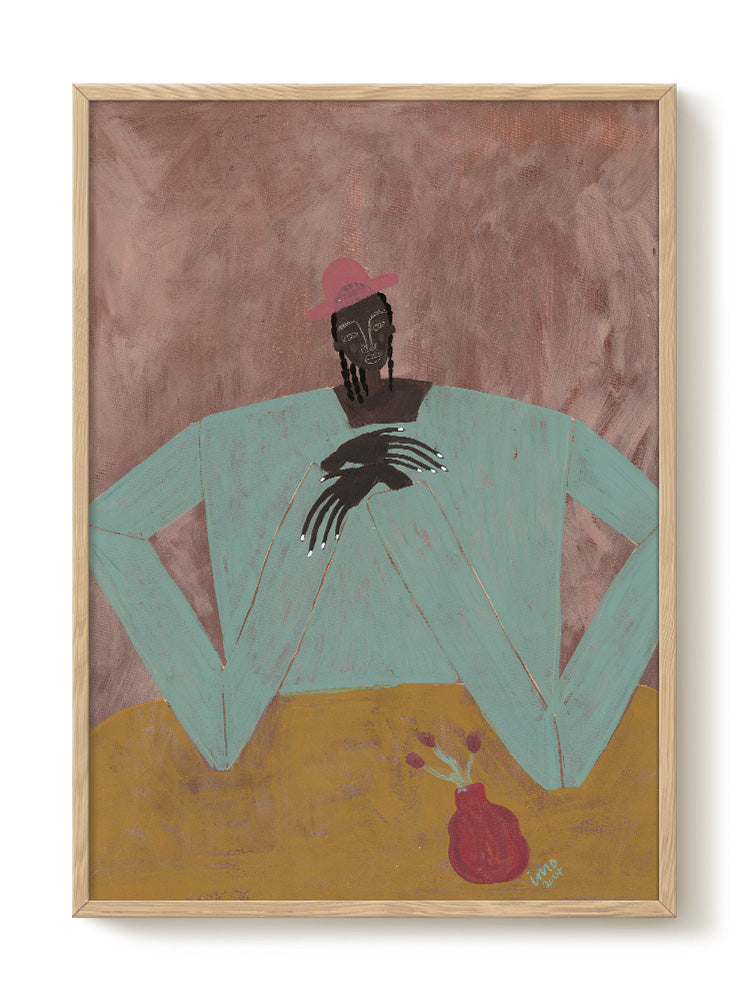 abstract portrait portrait Poster