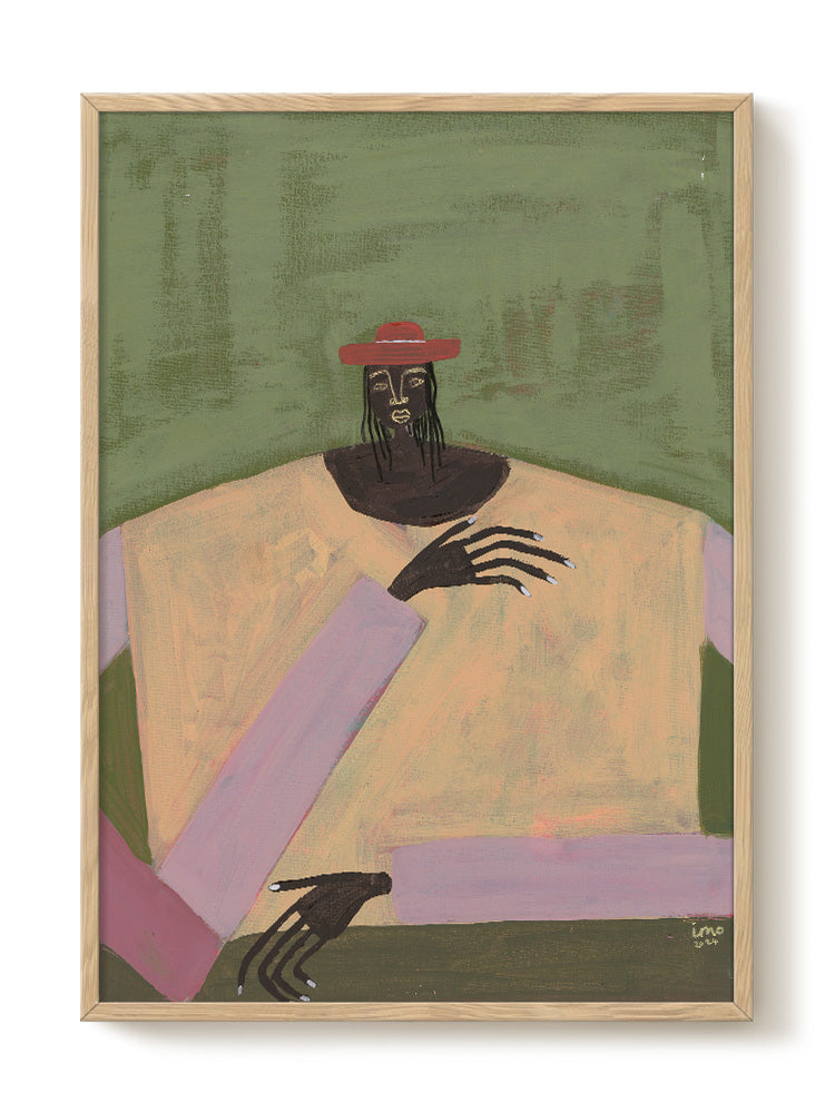 abstract portrait portrait Poster