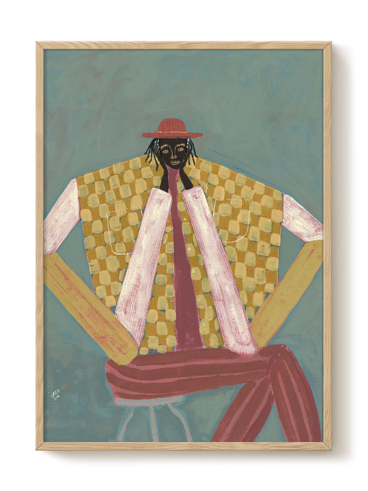 abstract portrait portrait Poster