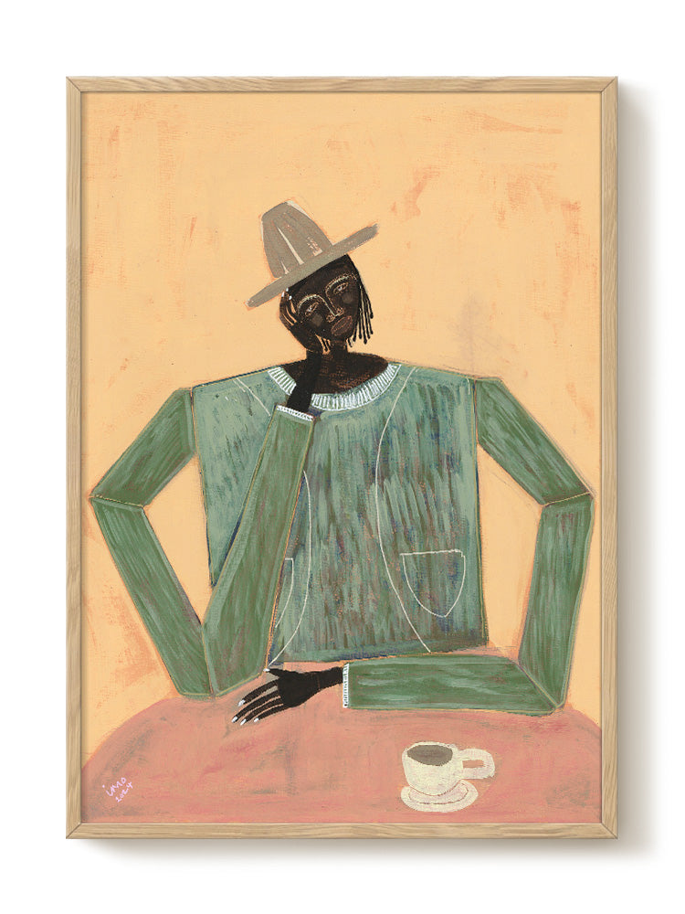 abstract portrait portrait Poster