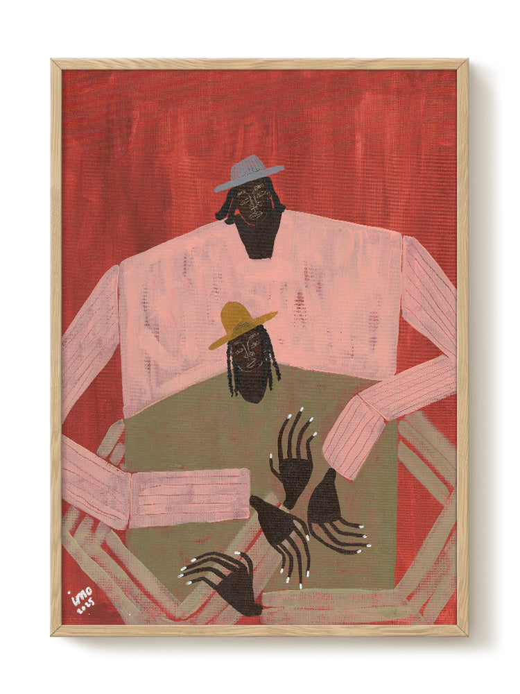 abstract portrait portrait Poster