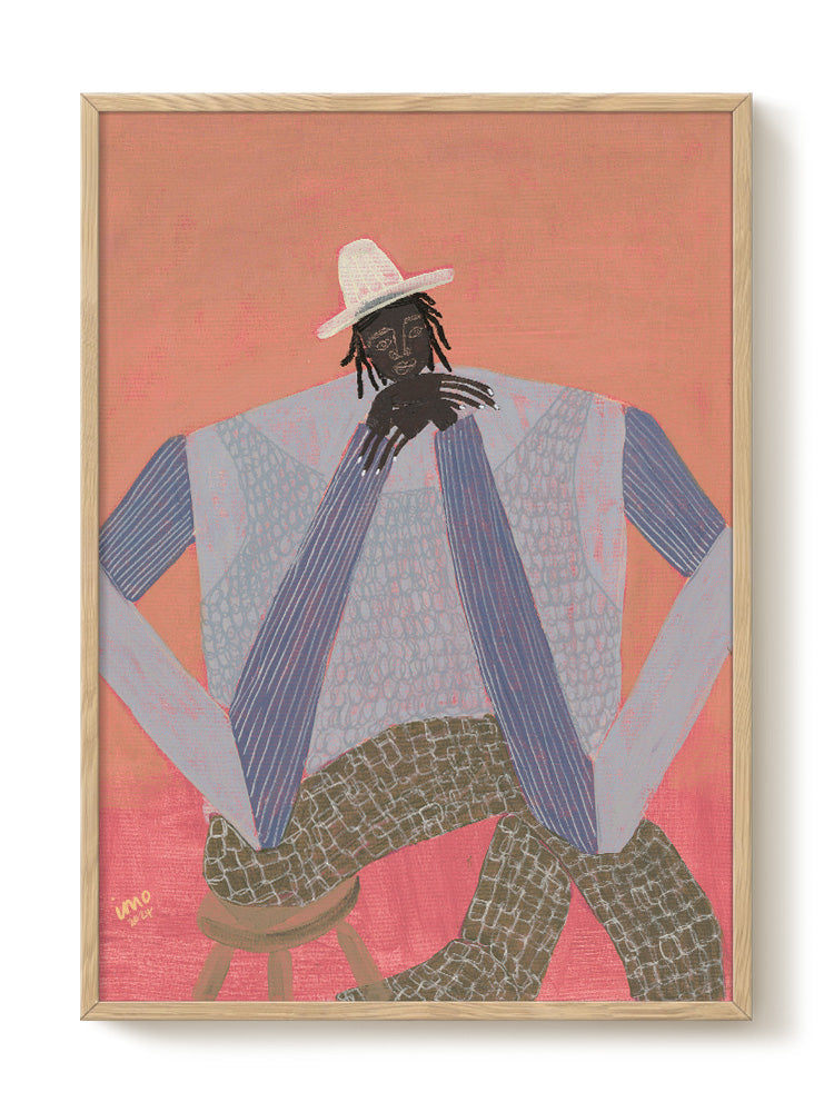 abstract portrait portrait Poster