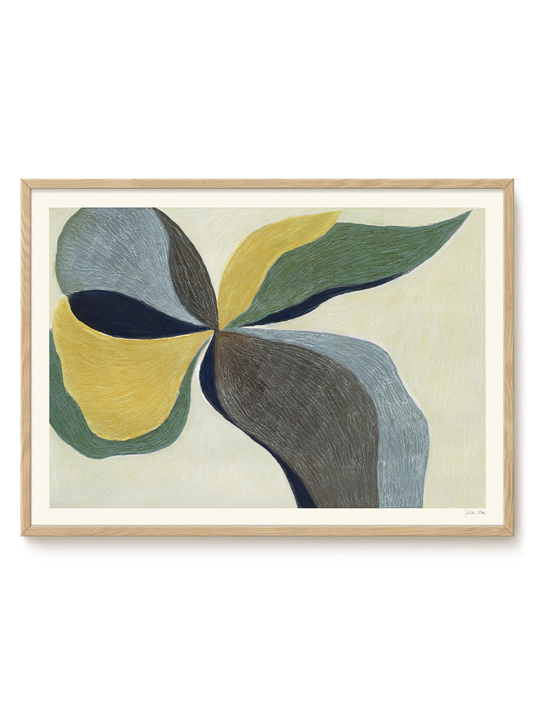 abstract landscape horizontal neutral Poster