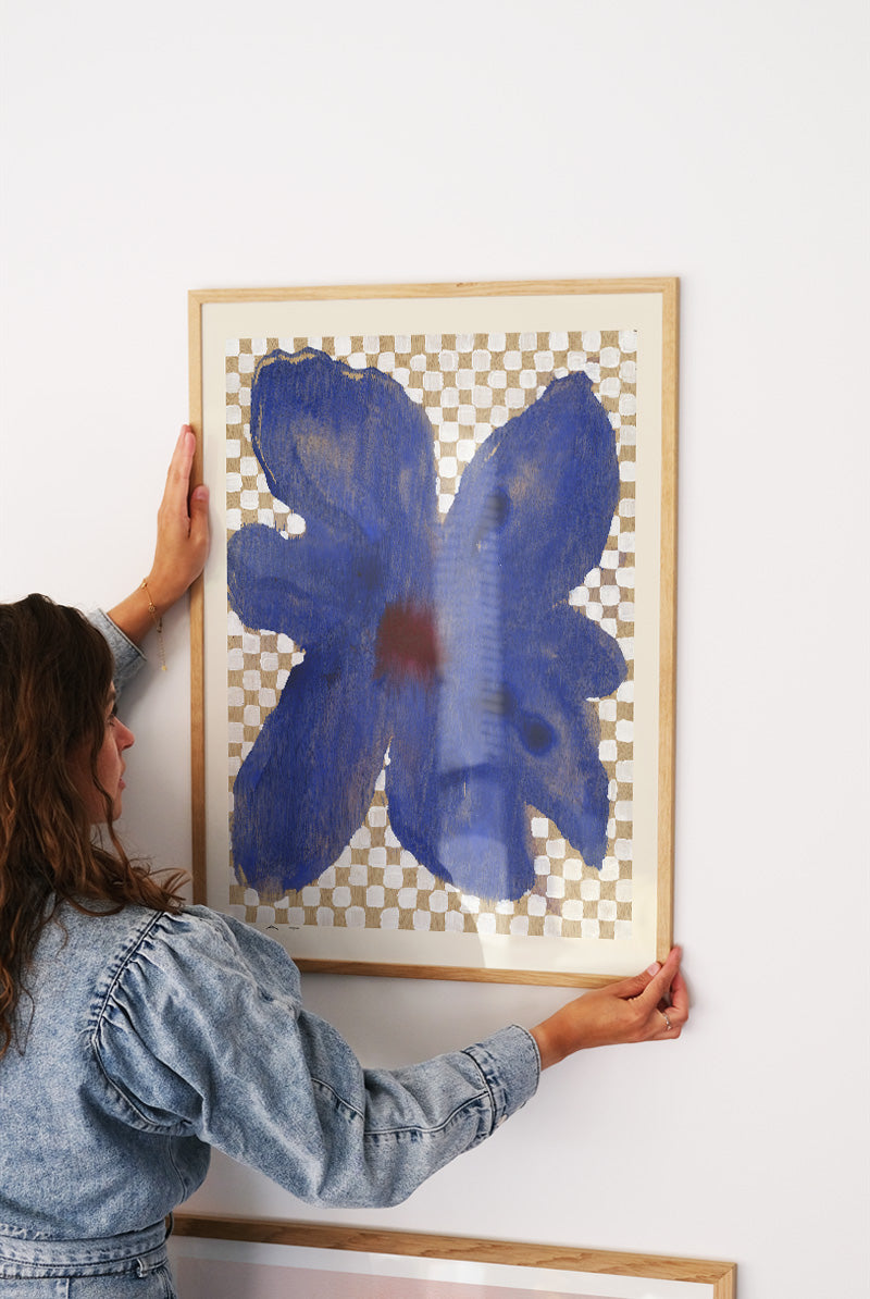 Liat Greenberg - Flowers and Checks II