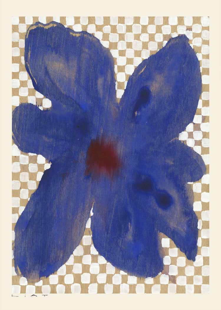 Liat Greenberg - Flowers and Checks II