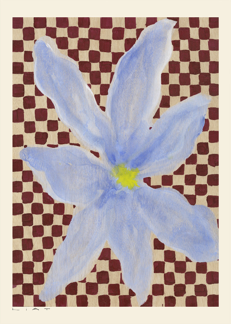 Liat Greenberg - Flowers and Checks I