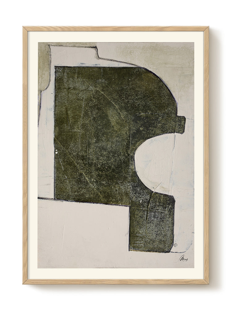 Mae studio - Green Soundscape – modern wall art print, Falcozi Studio