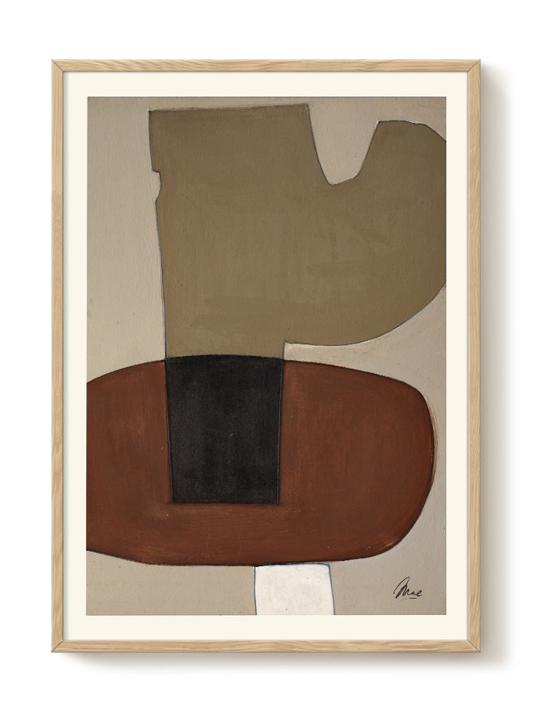 abstract portrait portrait Poster