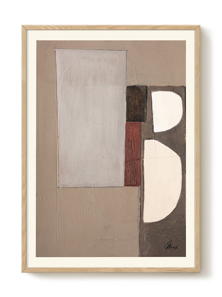 abstract portrait portrait Poster