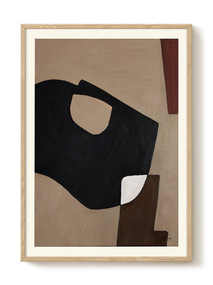 abstract portrait portrait Poster