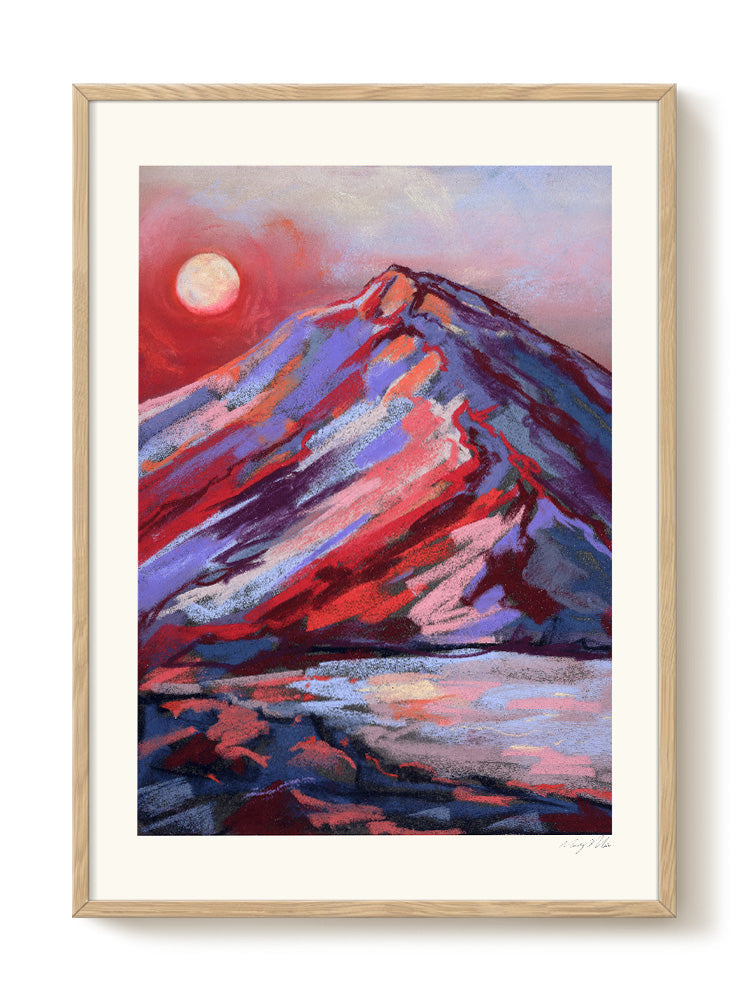 abstract portrait portrait pastel Poster