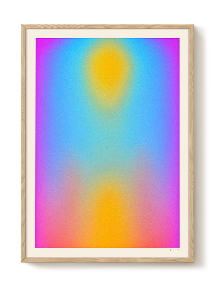 abstract portrait portrait Poster