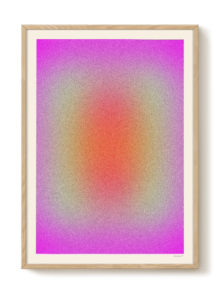 Marin - Opalescent – modern wall art print, Falcozi Studio