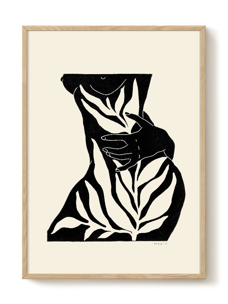 abstract portrait portrait Poster