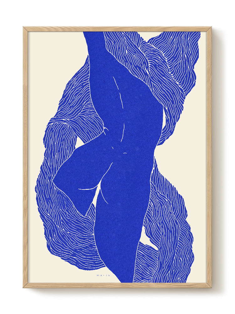 abstract portrait portrait Poster