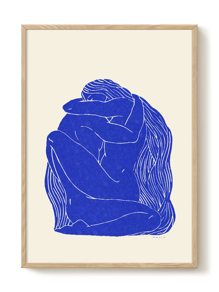 abstract portrait portrait Poster