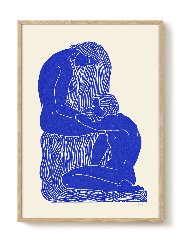 abstract portrait portrait Poster