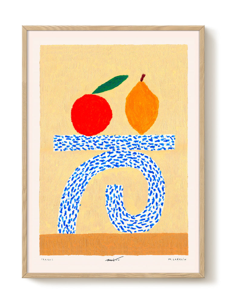 Matías Larraín - Citrus – modern wall art print, Falcozi Studio