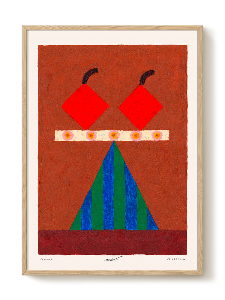 abstract portrait portrait Poster