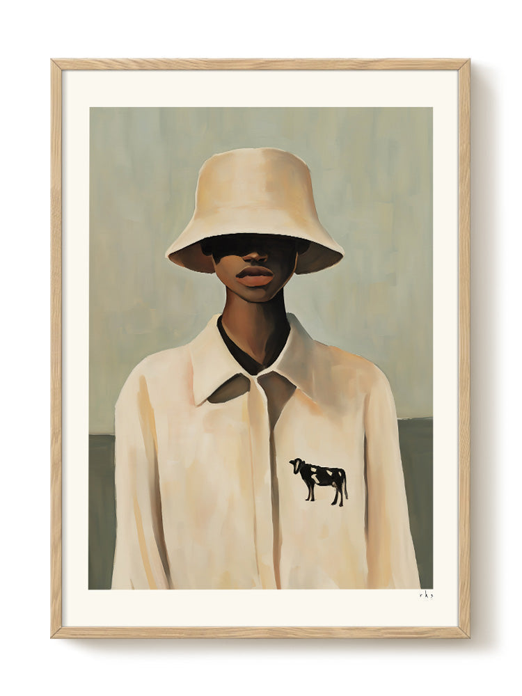 abstract portrait portrait Poster