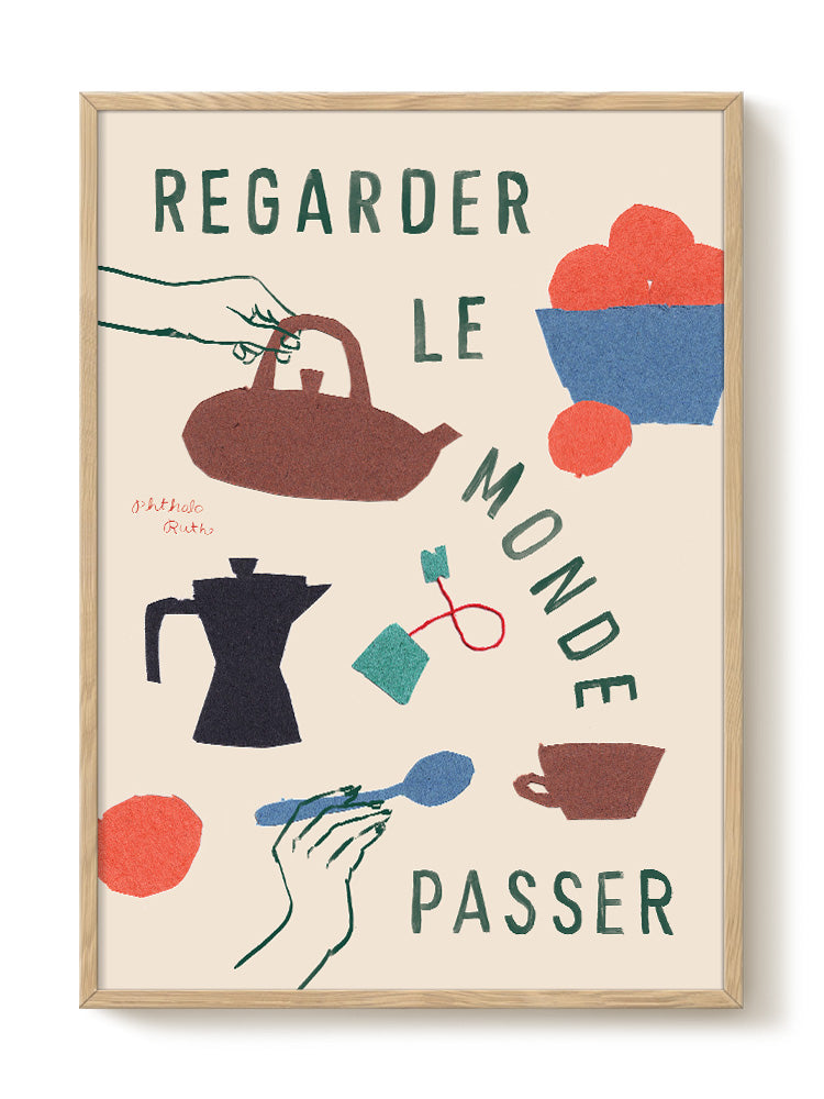 abstract portrait portrait Poster