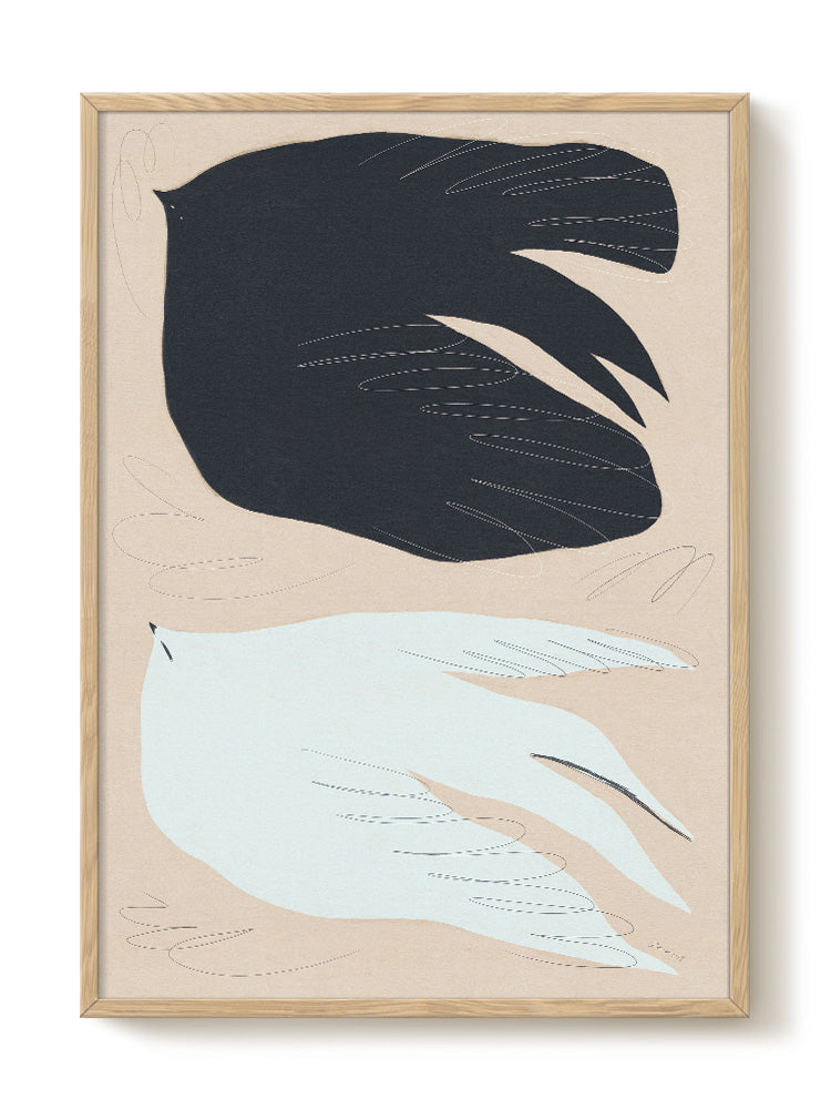 abstract animal portrait Poster