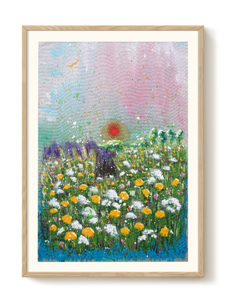 abstract portrait portrait Poster