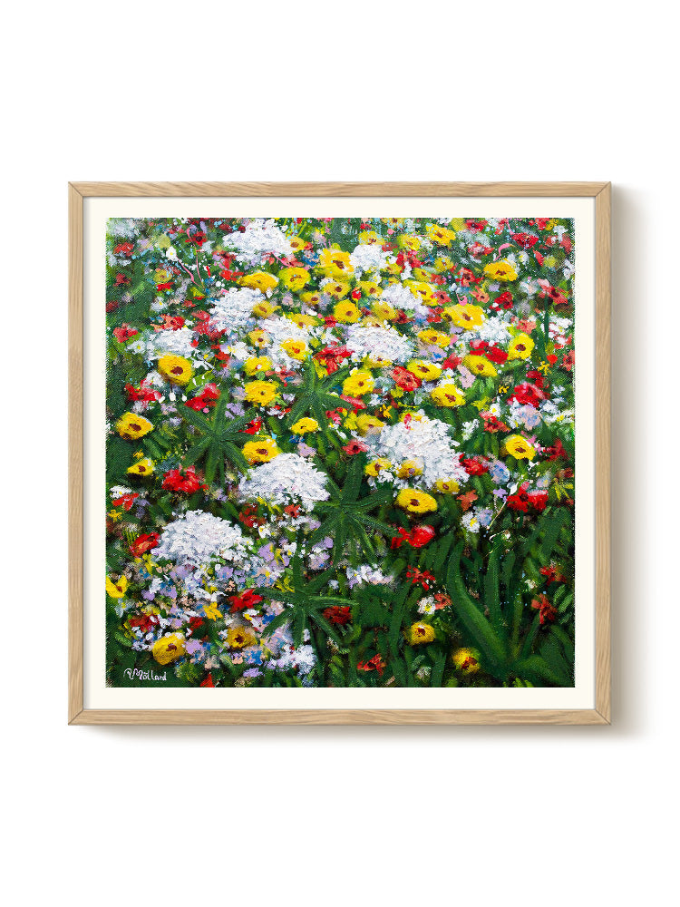 Robert Möllard - Optimistic Garden – modern wall art print, Falcozi Studio