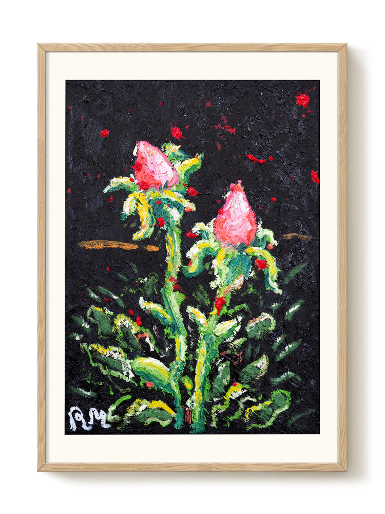 abstract portrait portrait Poster