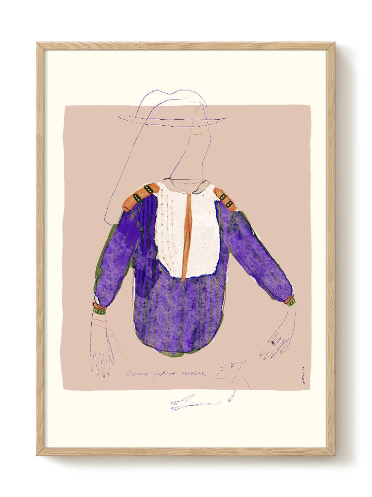 abstract portrait portrait Poster