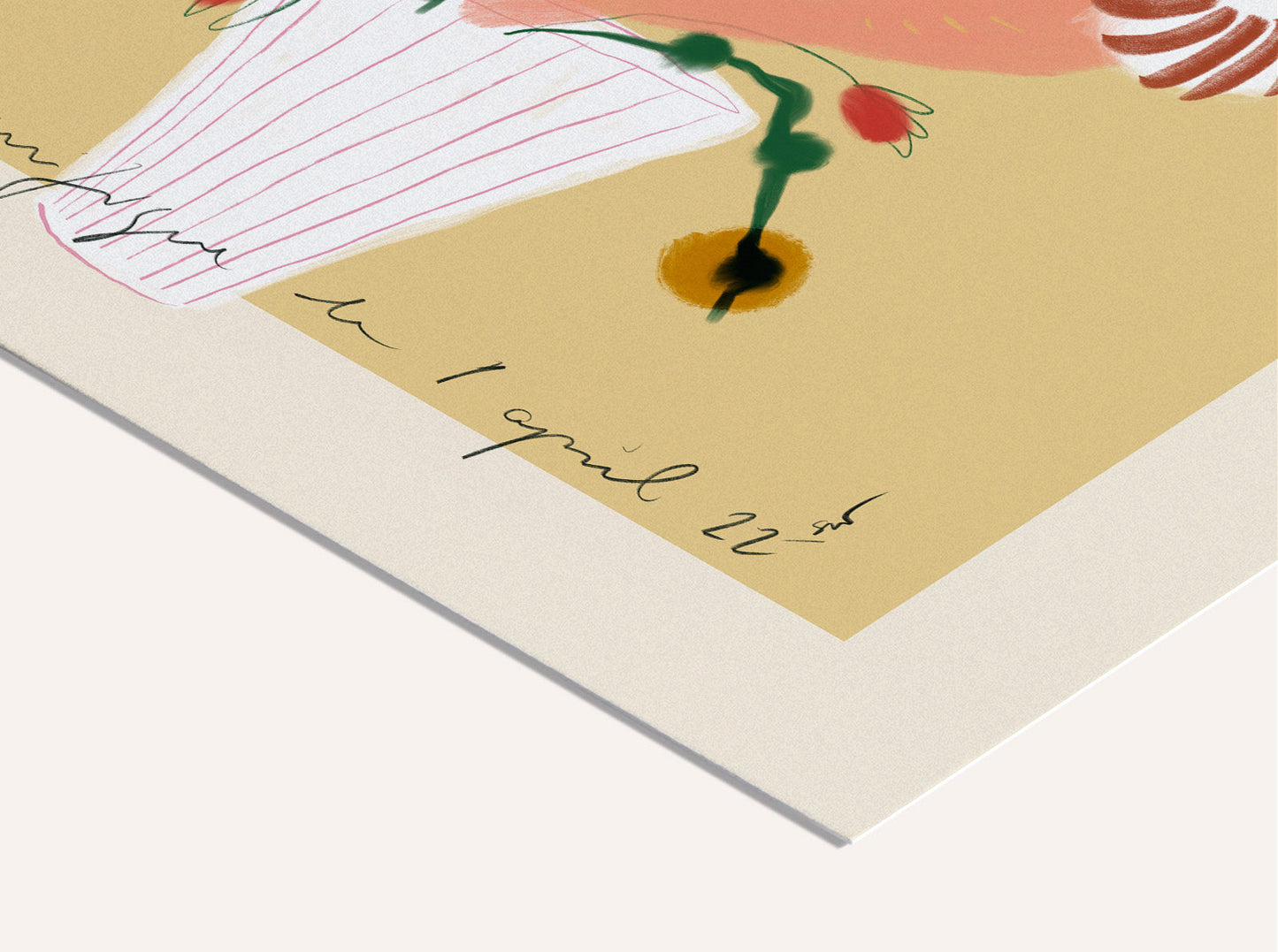 Das Rotes Rabbit - Flowers