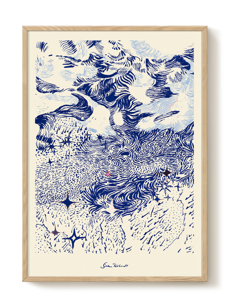 abstract portrait portrait Poster