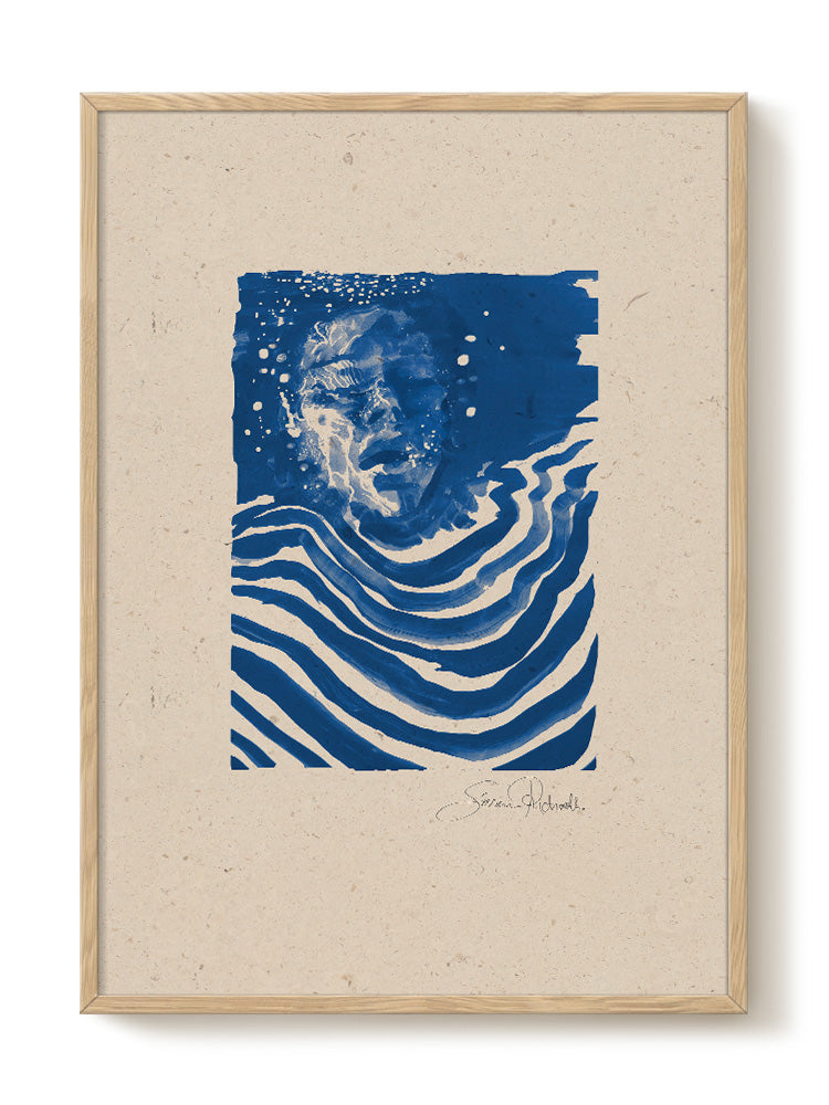 abstract portrait portrait Poster