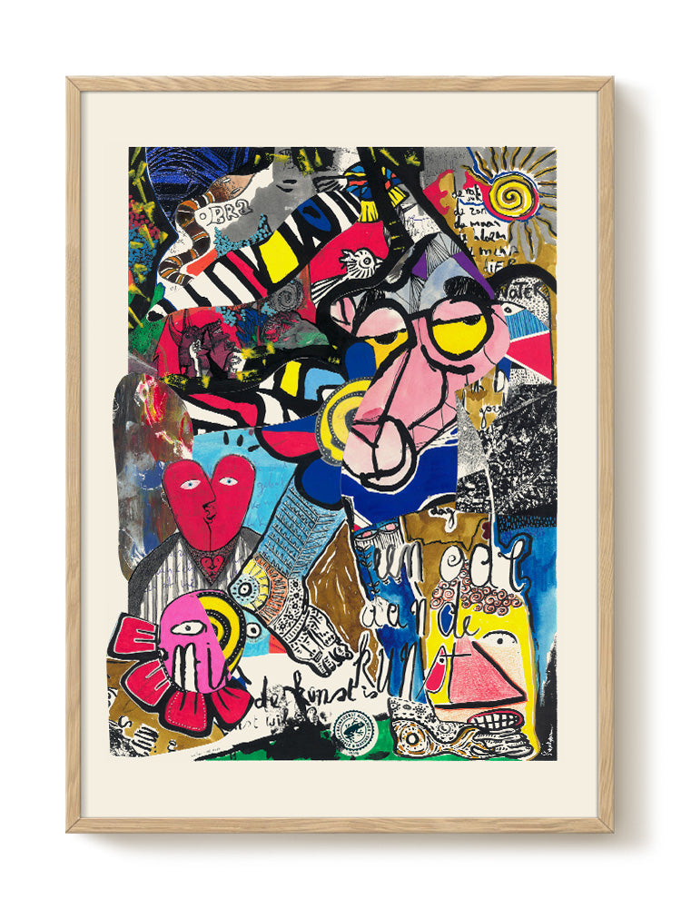 abstract portrait portrait Poster