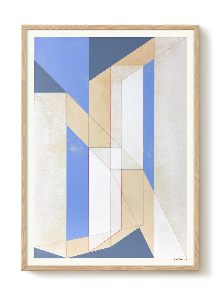 Vera Pawelzik - Dynamic Construct no 3 – modern wall art print, Falcozi Studio